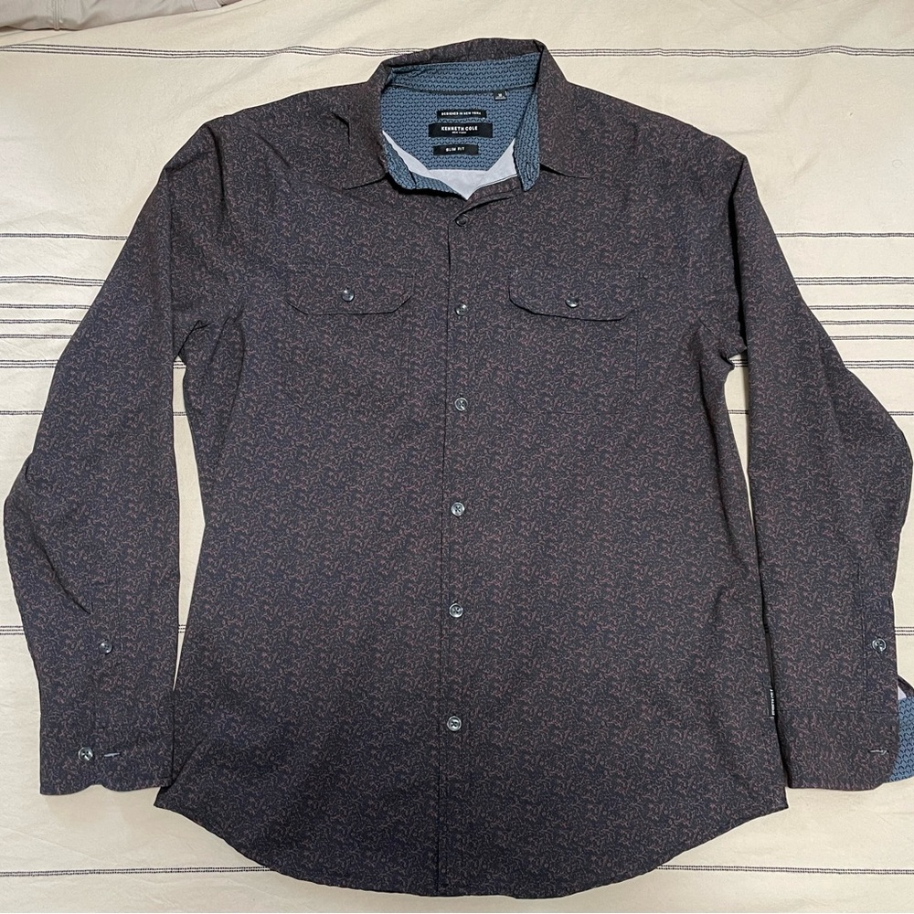 Kenneth Cole New York Long Sleeve Button Up